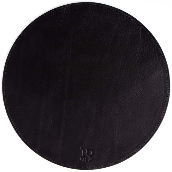 Dulwich Black leather Table Mat