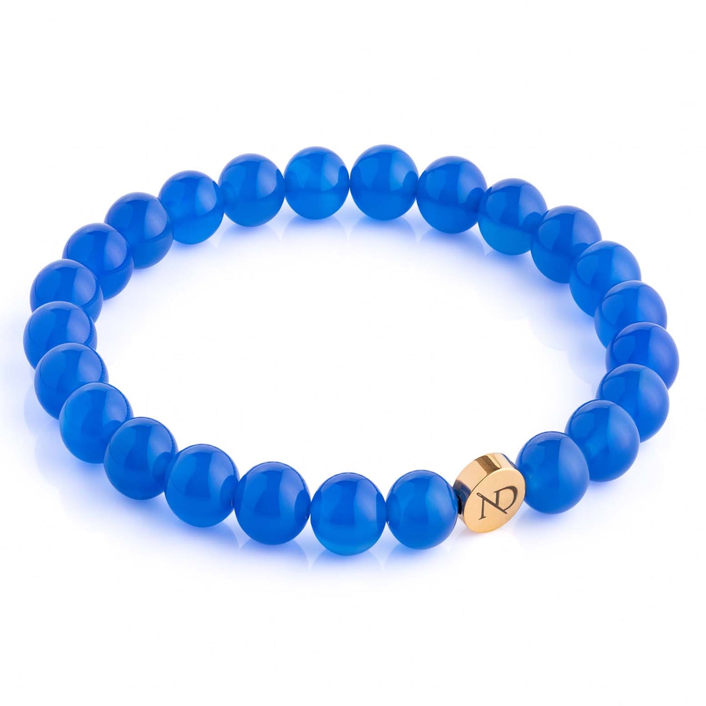 Blue Agate Gemstone Bracelet