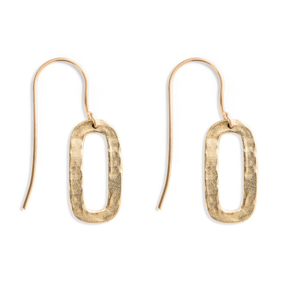 Hatton Forge Brass Drop Earring