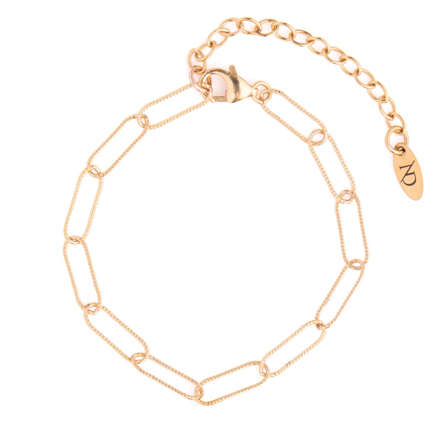 Hatton Clip 12K Gold Bracelet