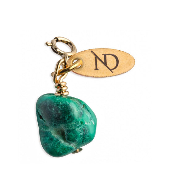 Malachite Gemstone Charm